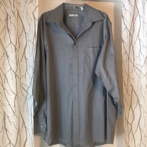 Grey formal button down